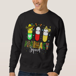 Sudadera Feliz Cinco De Mayo Divertido Escuadrón De Farmaci