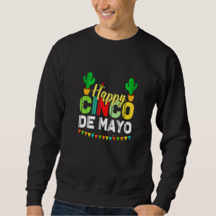 Sudadera Feliz Cinco De Mayo Fiesta Mexicana 5 De Mayo Por 