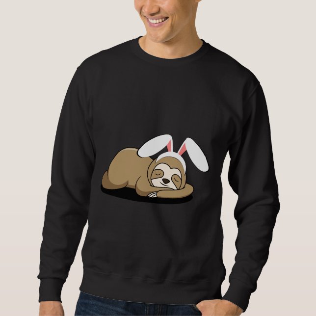 Sudadera Feliz Conejo de Pascua (Anverso)