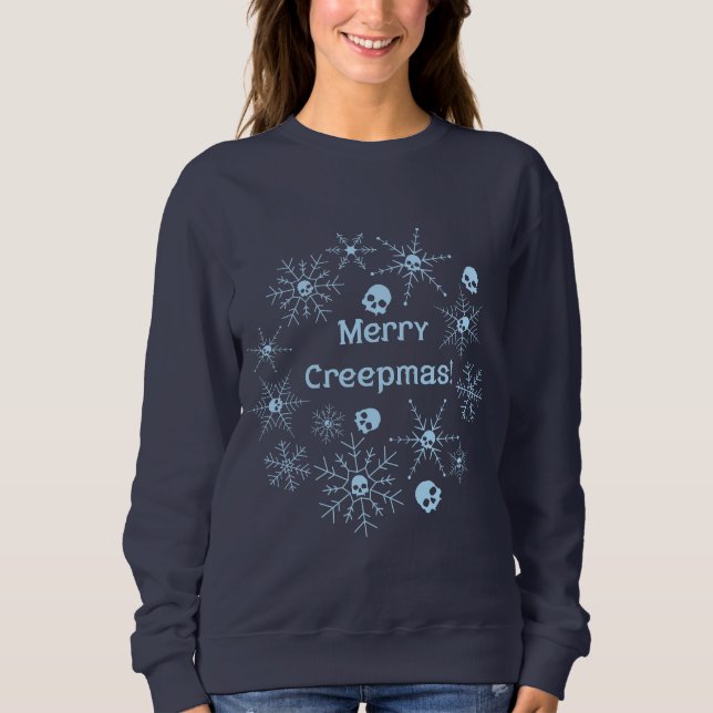 Sudadera ¡Feliz Creepmas! (Anverso)