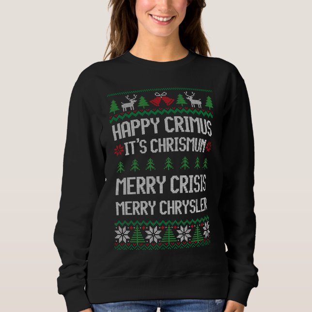 Sudadera Feliz Crimus, Feliz Navidad (Anverso)