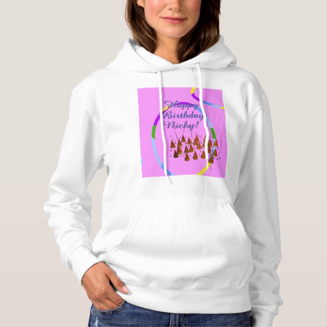 Sudadera Feliz cumpleaños (Anverso)