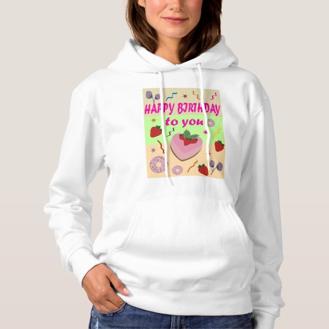 Sudadera Feliz cumpleaños (Anverso)