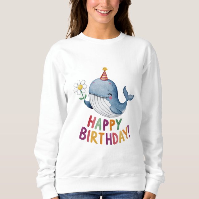 Sudadera Feliz cumpleaños (Anverso)