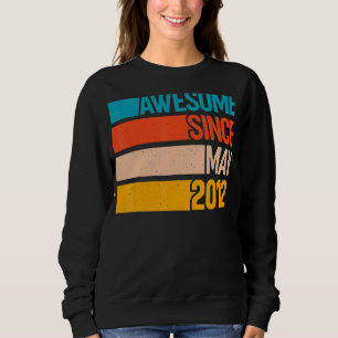 Sudadera Feliz cumpleaños 10 a 10 años, increíble desde may