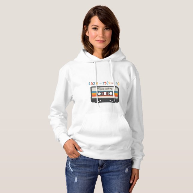 Sudadera Feliz cumpleaños 40 Camiseta (Anverso completo)