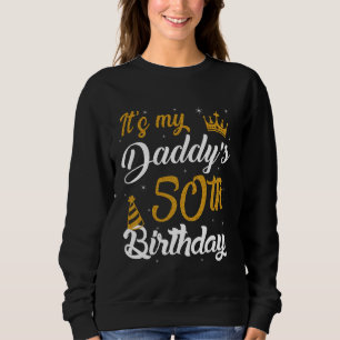 Sudadera Feliz cumpleaños 50 años de mi papá