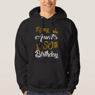 Sudadera Feliz cumpleaños 50 de mi tía 1975 50 años O