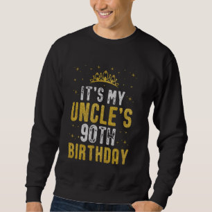 Sudadera Feliz Cumpleaños 90 de mi tío 1935 90 Años 