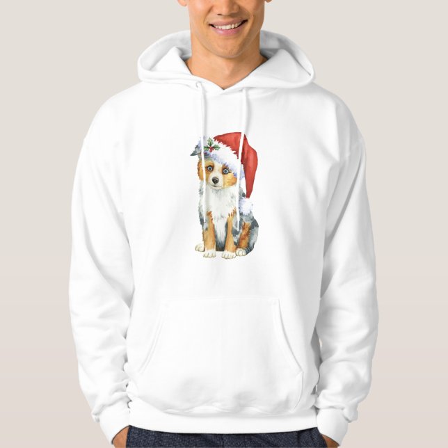 Sudadera Feliz cumpleaños de un mini pastor americano (Anverso)