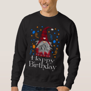 Sudadera Feliz cumpleaños Gnome Amantes Regalo Corazón Buff