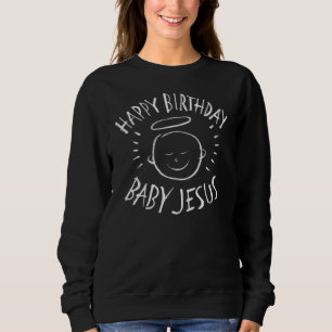 Sudadera Feliz Cumpleaños Jesús - Navidades Chalkboard Chal