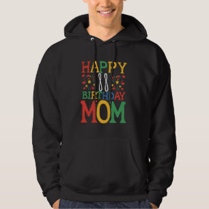 Sudadera Feliz cumpleaños mamá 88 años cumpleaños 88ª mamá