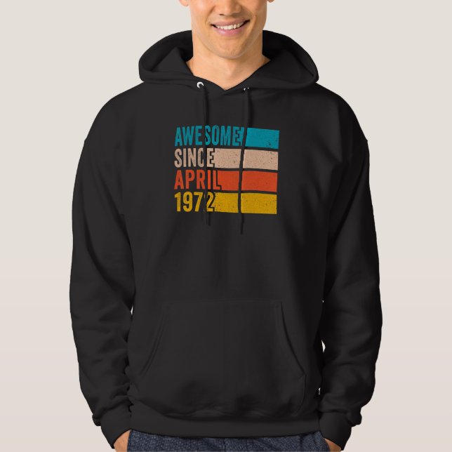 Sudadera Feliz cumpleaños número 50 a 50 años de edad incre (Anverso)