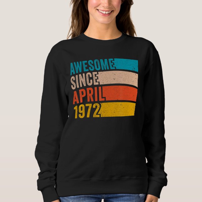 Sudadera Feliz cumpleaños número 50 a 50 años de edad incre (Anverso)