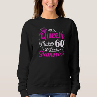 Sudadera Feliz cumpleaños número 60 a los 60 años.