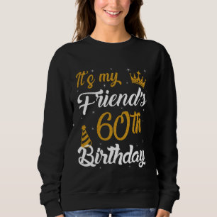 Sudadera Feliz cumpleaños número 60 de mi amigo, 1965 60 añ