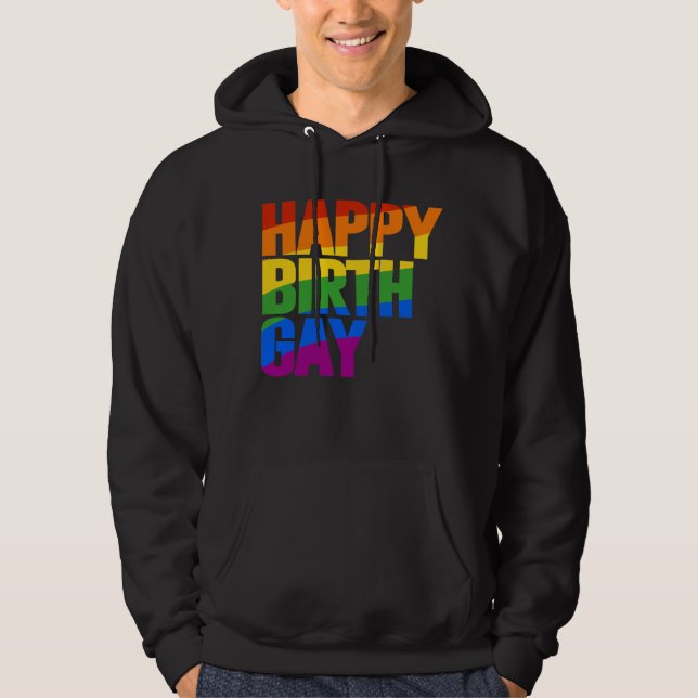 Sudadera Feliz Cumplegay (Anverso)