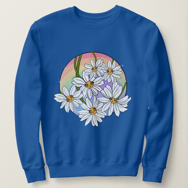 Sudadera ¡Feliz Daisies! (Anverso del diseño)