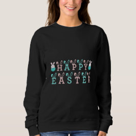 Sudadera Feliz Deseos de Pascua - Divertido Conejito Pascua