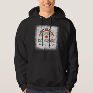 Sudadera Feliz Día de Arcoiris De Primer Grado Feliz Feliz