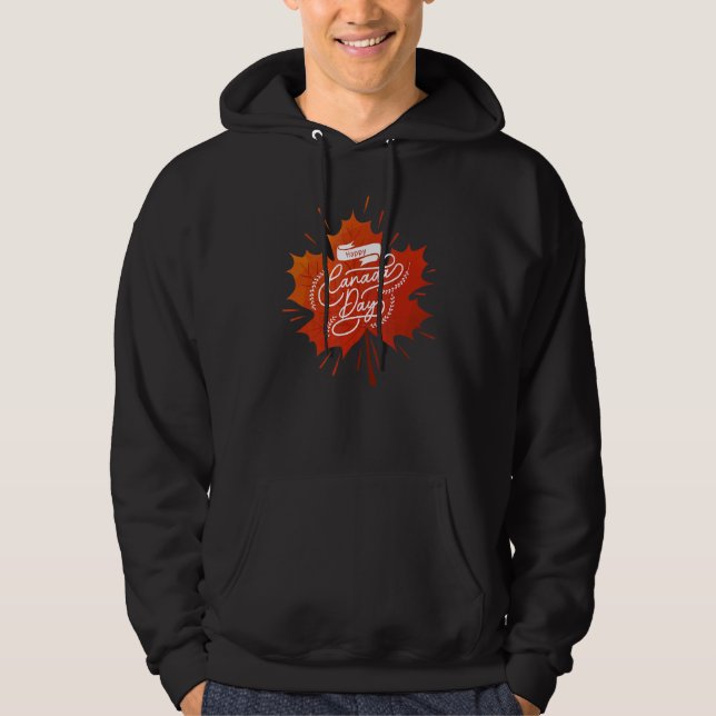 Sudadera Feliz Día de Canadá (Anverso)