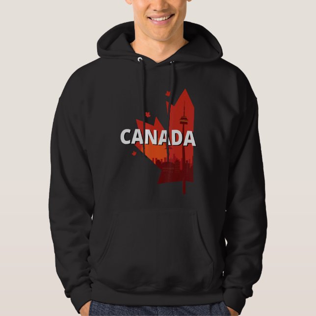 Sudadera Feliz Día de Canadá 1 de julio Familia Canadá (Anverso)
