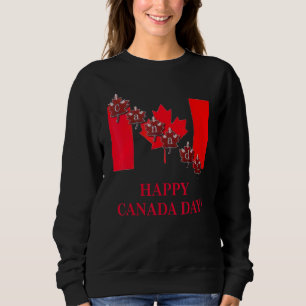 Sudadera Feliz Día de Canadá Bandera de Canadá Ropa canadie