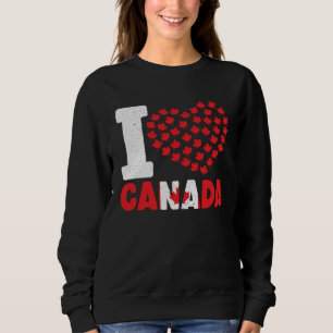 Sudadera Feliz Día de Canadá Canadiense Bandera de Canadá H
