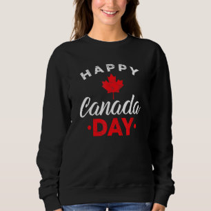 Sudadera Feliz Día de Canadá: Capa de arce Bandera canadien