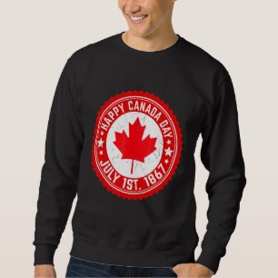 Sudadera Feliz Día de Canadá Julio de 1867 Maple Leaf Canad