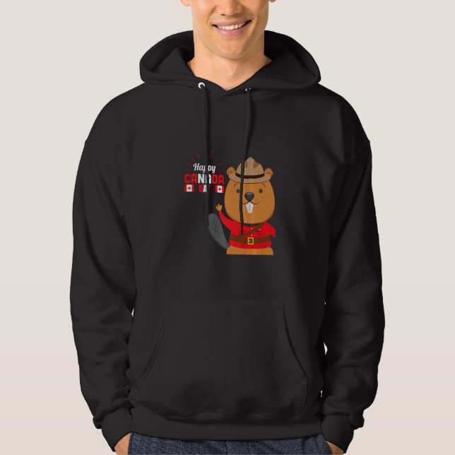 Sudadera Feliz Día de Canadá: Maple Leaf Canada Day Niños T (Anverso)