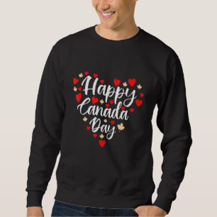 Sudadera Feliz Día de Canadá me encanta la hoja de arce car