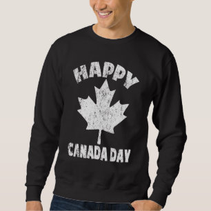 Sudadera Feliz Día de Canadá: Niños del Día de la Mancha de