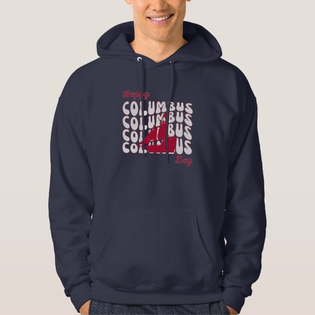 Sudadera Feliz Día de Colón (Anverso)