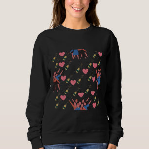 Sudadera Feliz Día De Galentine Vino Fiesta