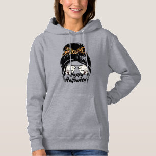 Sudadera Feliz día de Halloween 2021 Halloween Mamá Leopard