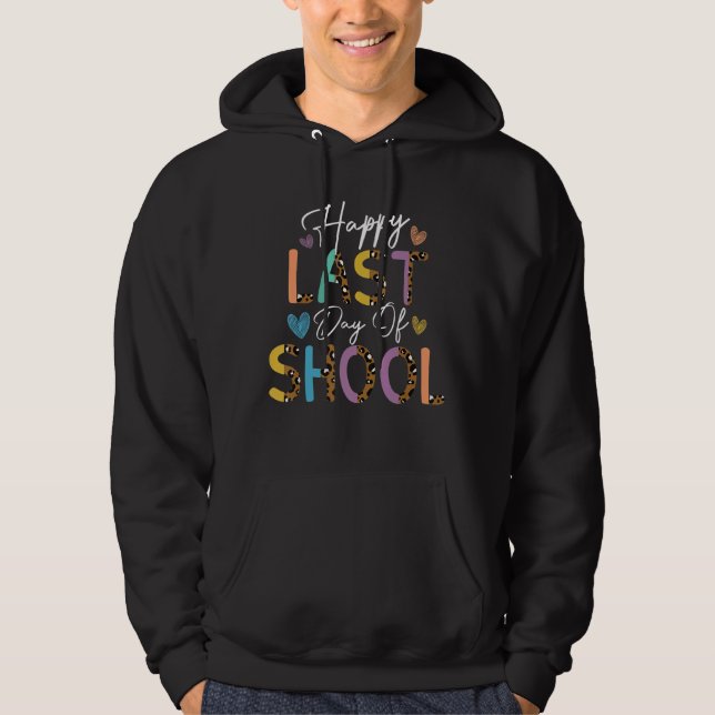 Sudadera Feliz Día De La Escuela Leopard Teacher Student G (Anverso)