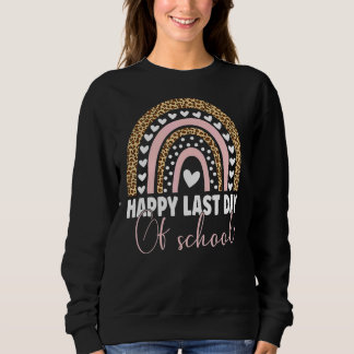 Sudadera Feliz Día De La Escuela Para Maestros Rainbow Leo