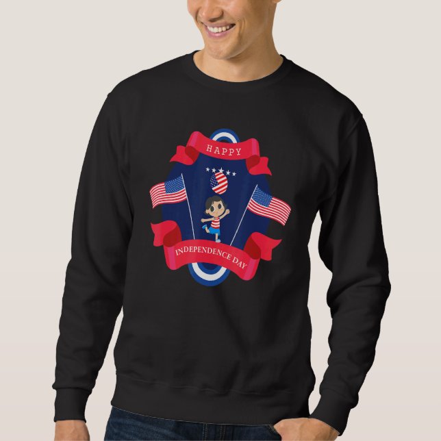 Sudadera Feliz Día de la Independencia 3 (Anverso)