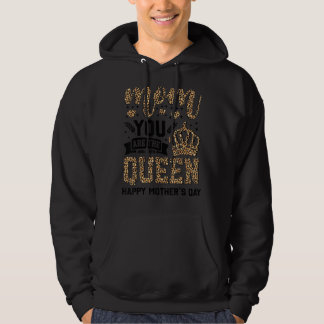 Sudadera Feliz Día de la Madre, mamá, eres la reina leopard