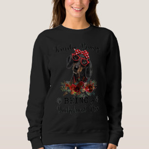 Sudadera Feliz Día de la Madre un poco ocupado siendo Dachs