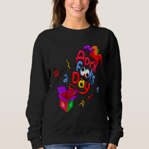 Sudadera Feliz Día de los Inocentes el 1 de abril tira a lo