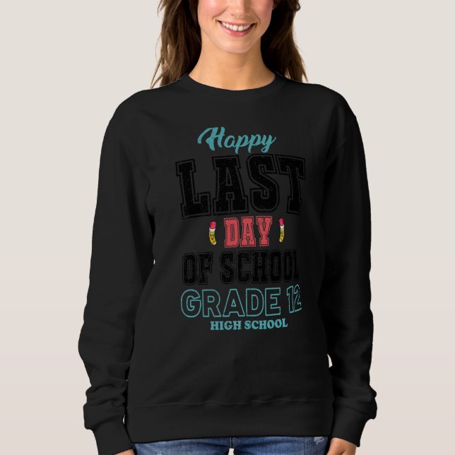 Sudadera Feliz Día De Maestros De 12º Grado (Anverso)