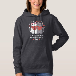 Sudadera Feliz Día de Meowentine divertido