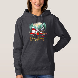 Sudadera Feliz Día de Navidad Hoodie de la mujer
