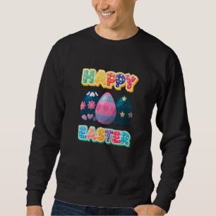 Sudadera Feliz Día de Pascua 2022 Contigo Hug Eggs Mujeres