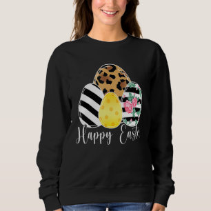 Sudadera Feliz Día de Pascua, dulce conejo con mujeres de P