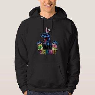 Sudadera Feliz Día de Pascua Rex Dinosaurio Bunny Egg B