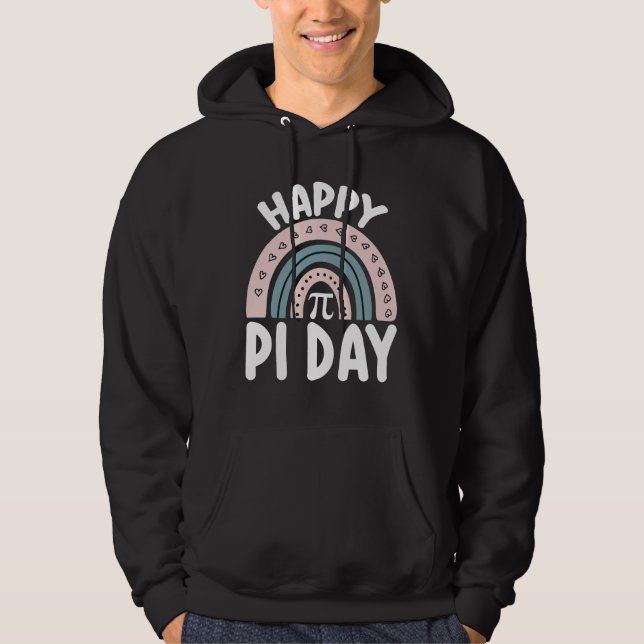 Sudadera Feliz Día de Pi Boho Arcoíris Matemáticas Matemáti (Anverso)